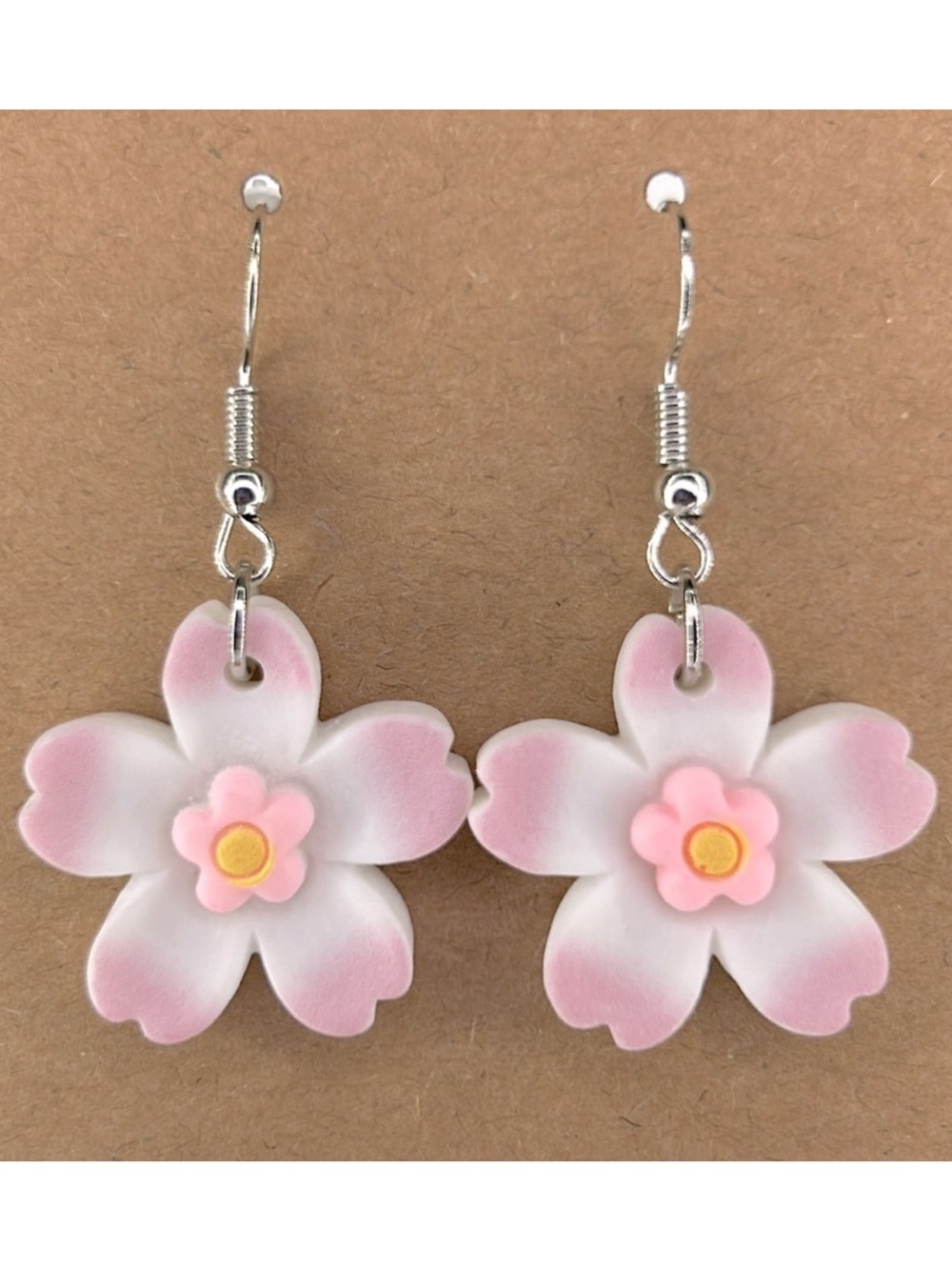 Small Flowers Summer Style Resin Dangle Earrings Fashion Jewelry